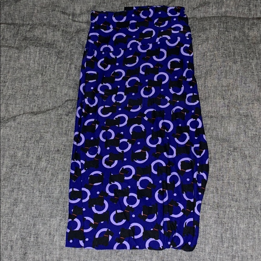 TC Lularoe Scottie Dog Leggings